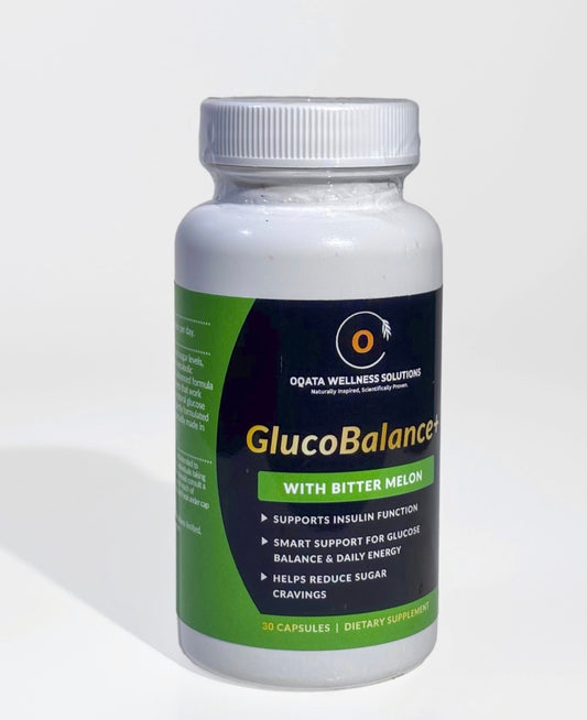 Oqata Wellness GlucoBalance+ with Bitter Melon (30 Capsules) - Glucose Balance & Insulin Support