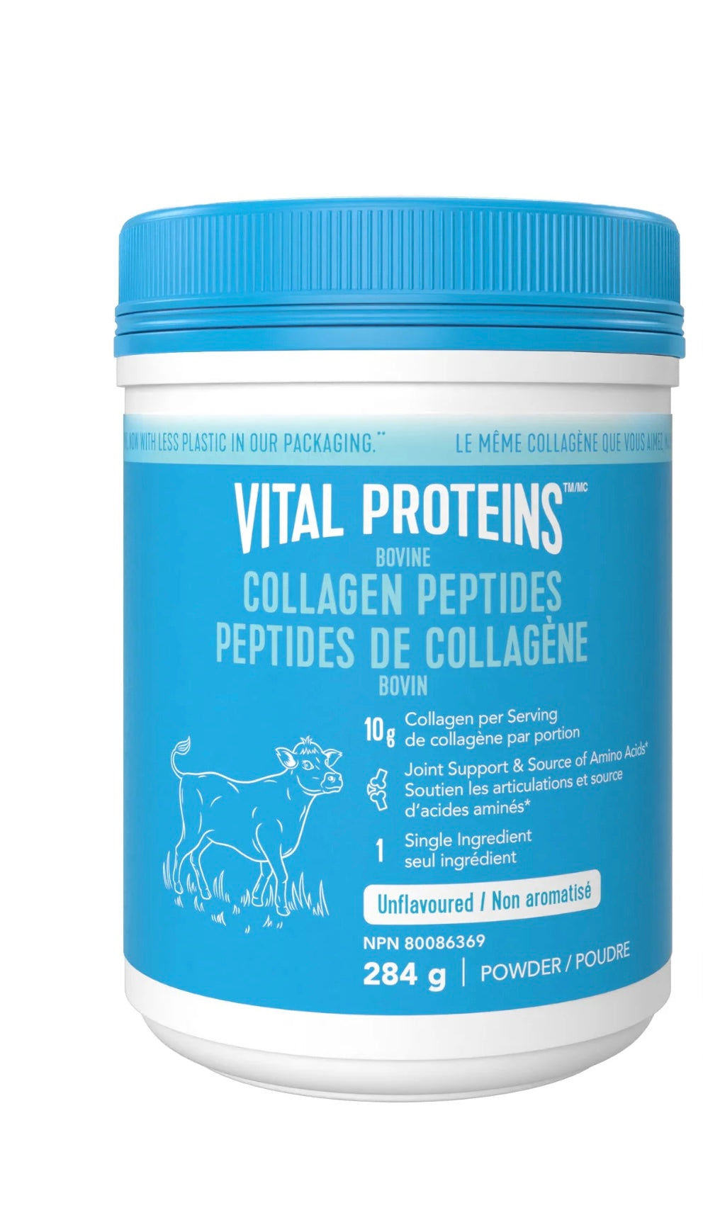Vital Proteins Bovine Collagen Peptides Unflavoured Powder - Joint Support & Amino Acid Source 30 servings