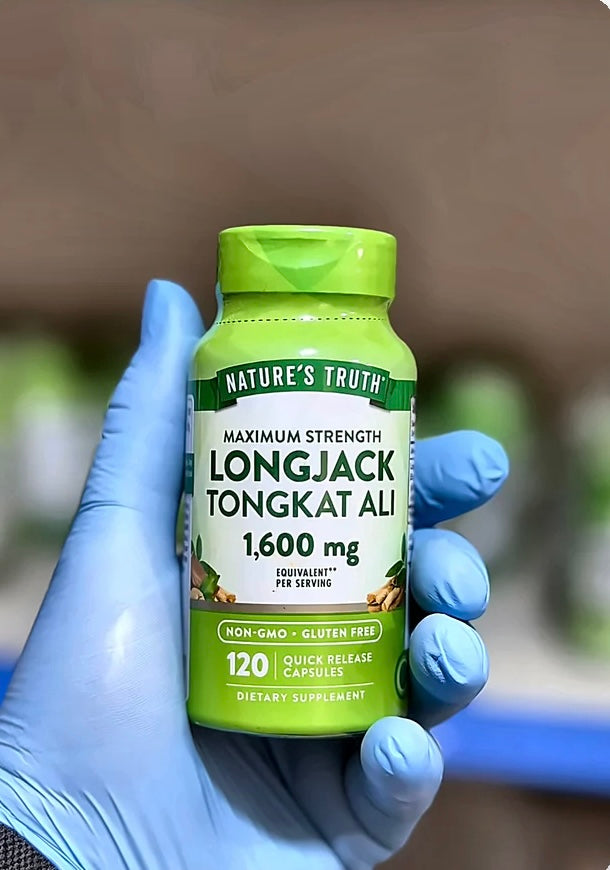 Nature's Truth Longjack Tongkat Ali 1000mg Equivalent (120 Quick Release Capsules) - Male Vitality Support