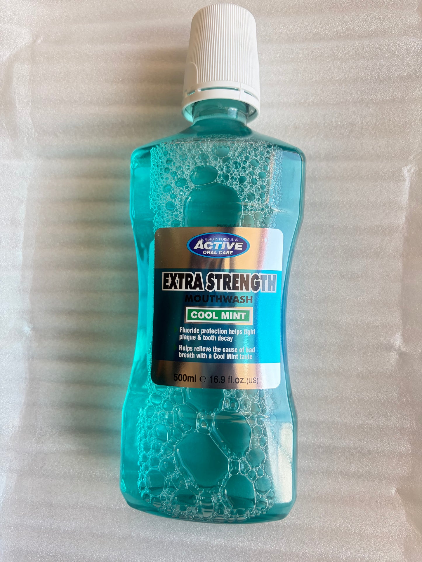 Active Oral Care Extra Strength Mouthwash Cool Mint 500ml