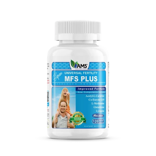AMS MFS Plus Supreme Universal Fertility (120 Vegetable Capsules) - Male Reproductive Support Complex