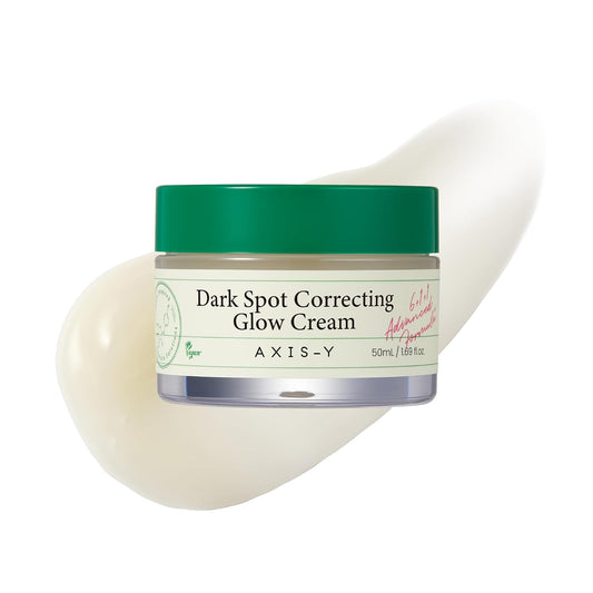 AXIS-Y Dark Spot Correcting Glow Cream (50 ml / 1.69 fl. oz.) - 6+1+1 Advanced Formula Vegan Skin Brightening Treatment