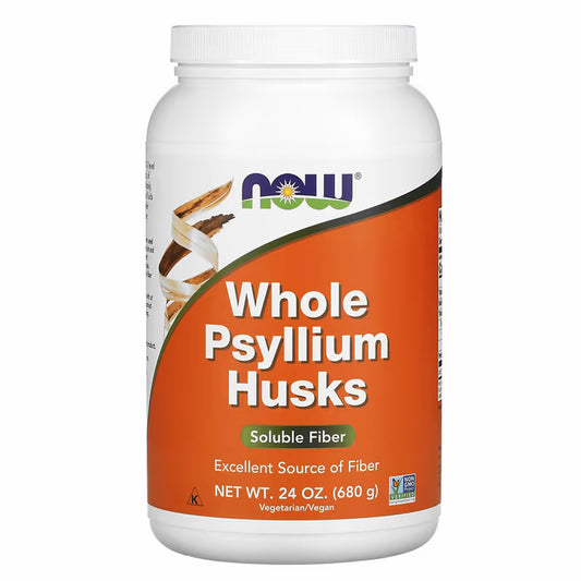 NOW Foods
Whole Psyllium Husks, 24 oz (680 g)