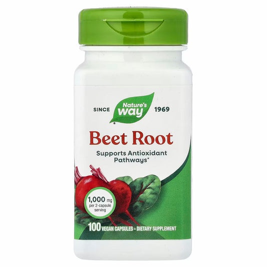 Nature's Way
Beetroot, 100 Vegan Capsules (0.5 g per Capsule)