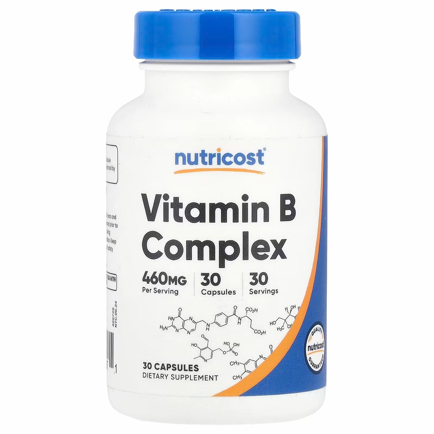 Nutricost
Vitamin B Complex, 30 Capsules