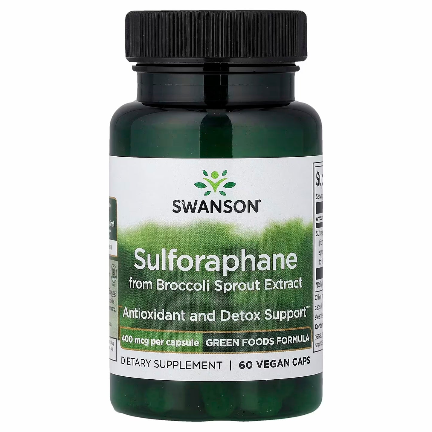 Swanson
Sulforaphane from Broccoli Sprout Extract, 400 mcg, 60 Vegan Caps