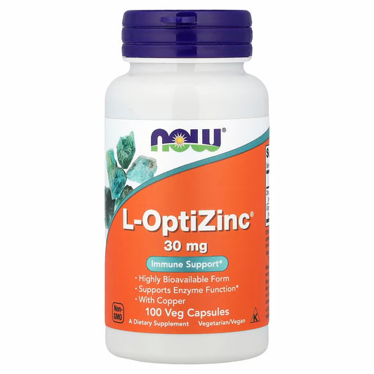 NOW Foods
L-OptiZinc®, 100 Veg Capsules