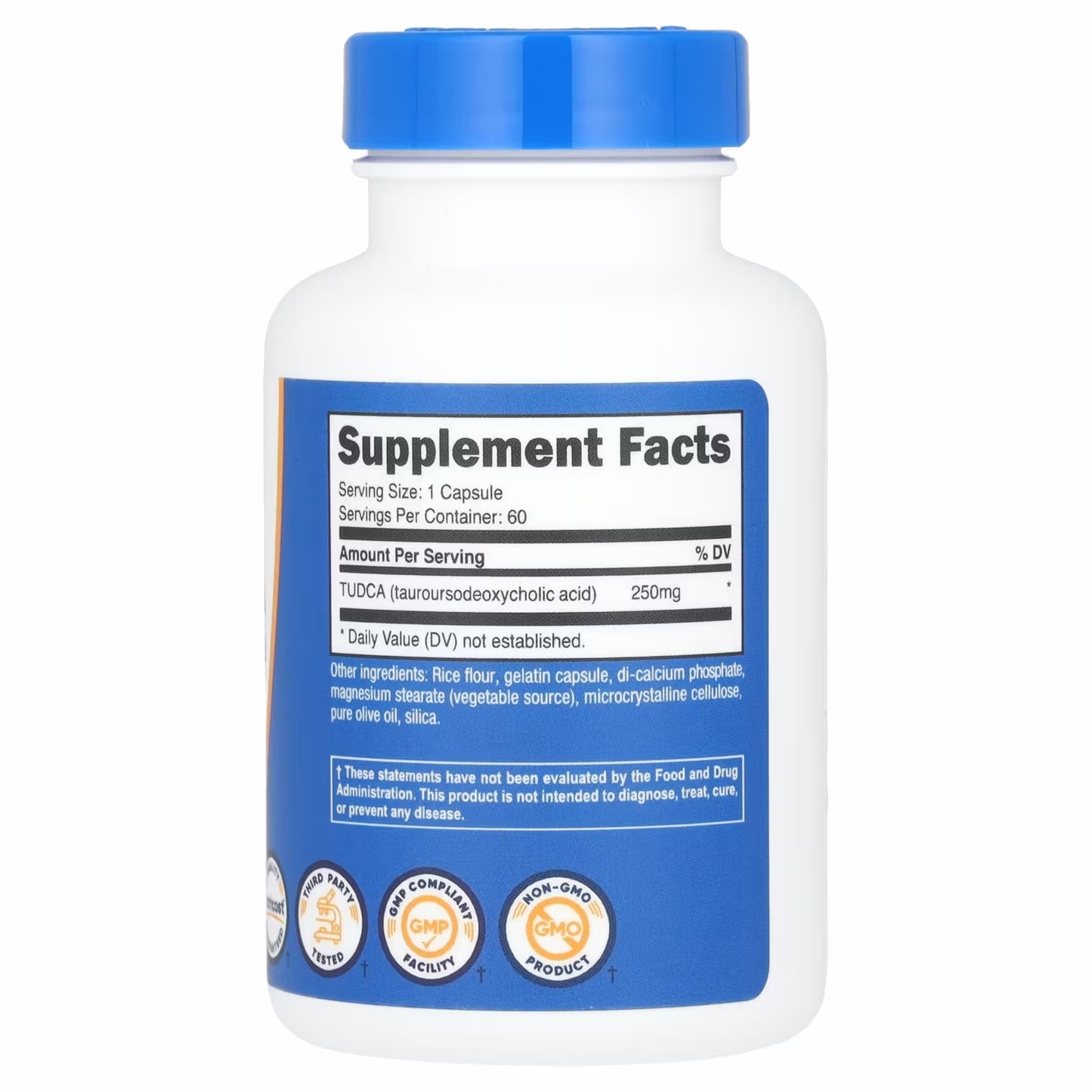 Nutricost
TUDCA, 250 mg, 60 Capsules