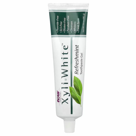 Now Food Solutions XyliWhite™ Toothpaste Gel, Refreshmint, 6.4 oz (181 g)