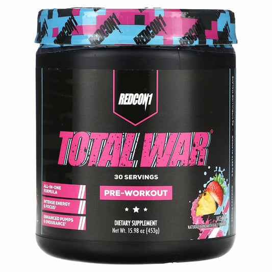 Total War® Pre-Workout, Vice City Strawberry Pina Colada (30 servings)
