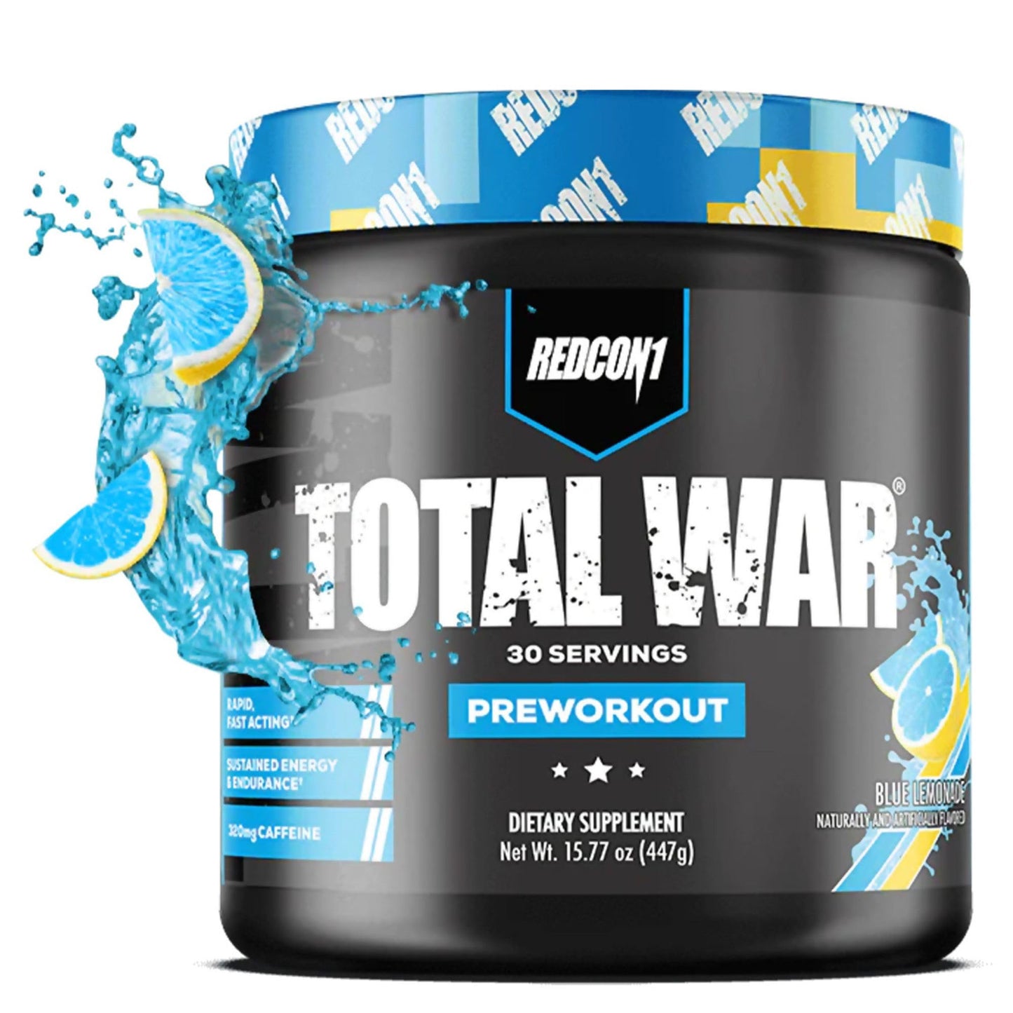 Total War® Pre-Workout, Blue Lemonade (30 servings