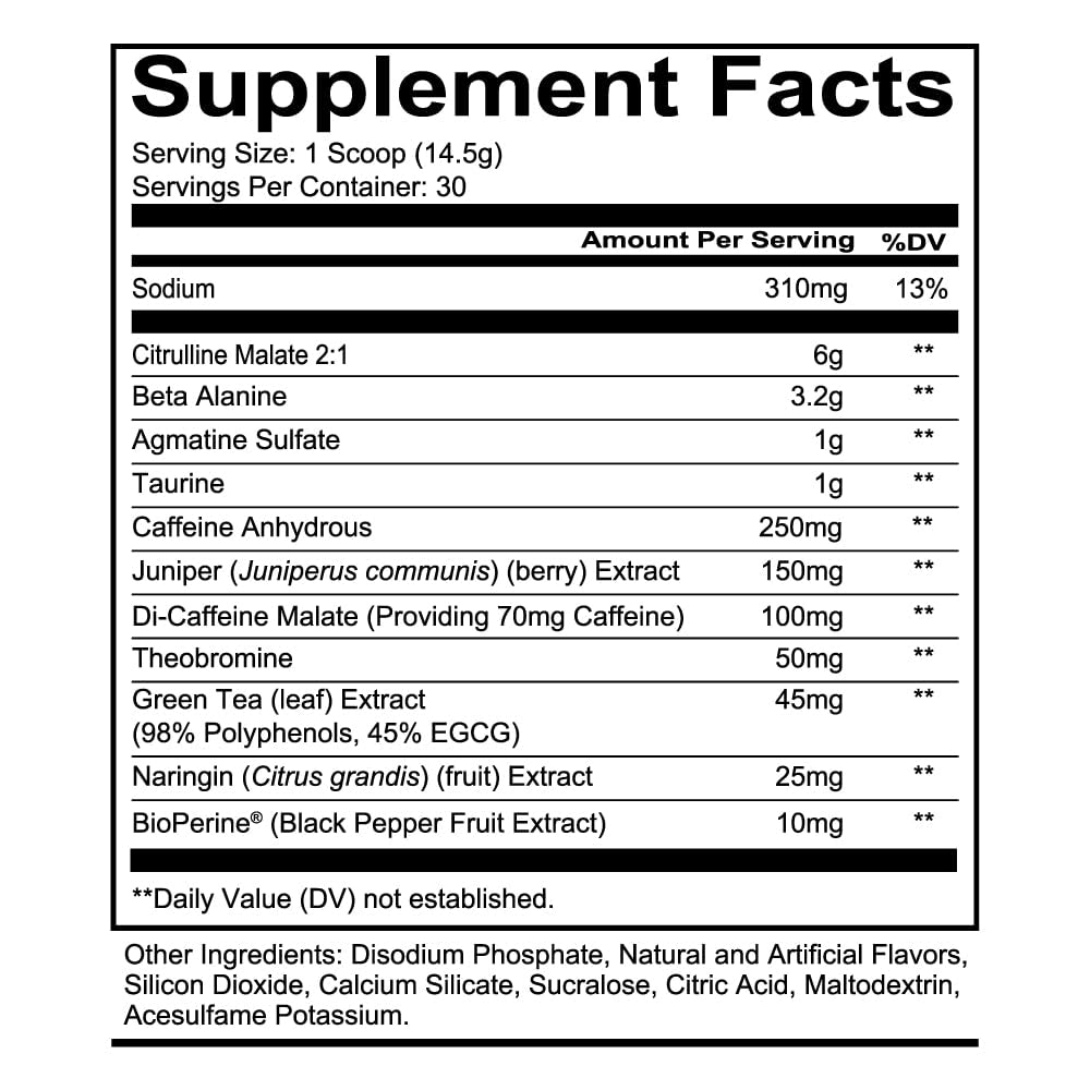 Total War® Pre-Workout, Blue Lemonade (30 servings
