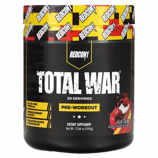 Total War® Pre-Workout, Tiger's Blood Cherry & Coconut (30 servings)
