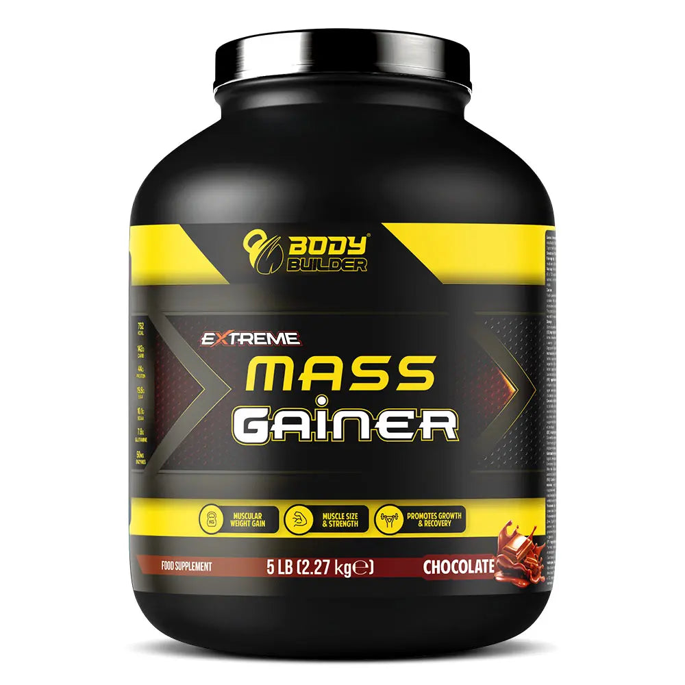 Body Builder Extreme Mass Gainer, Chocolate, 5 LB