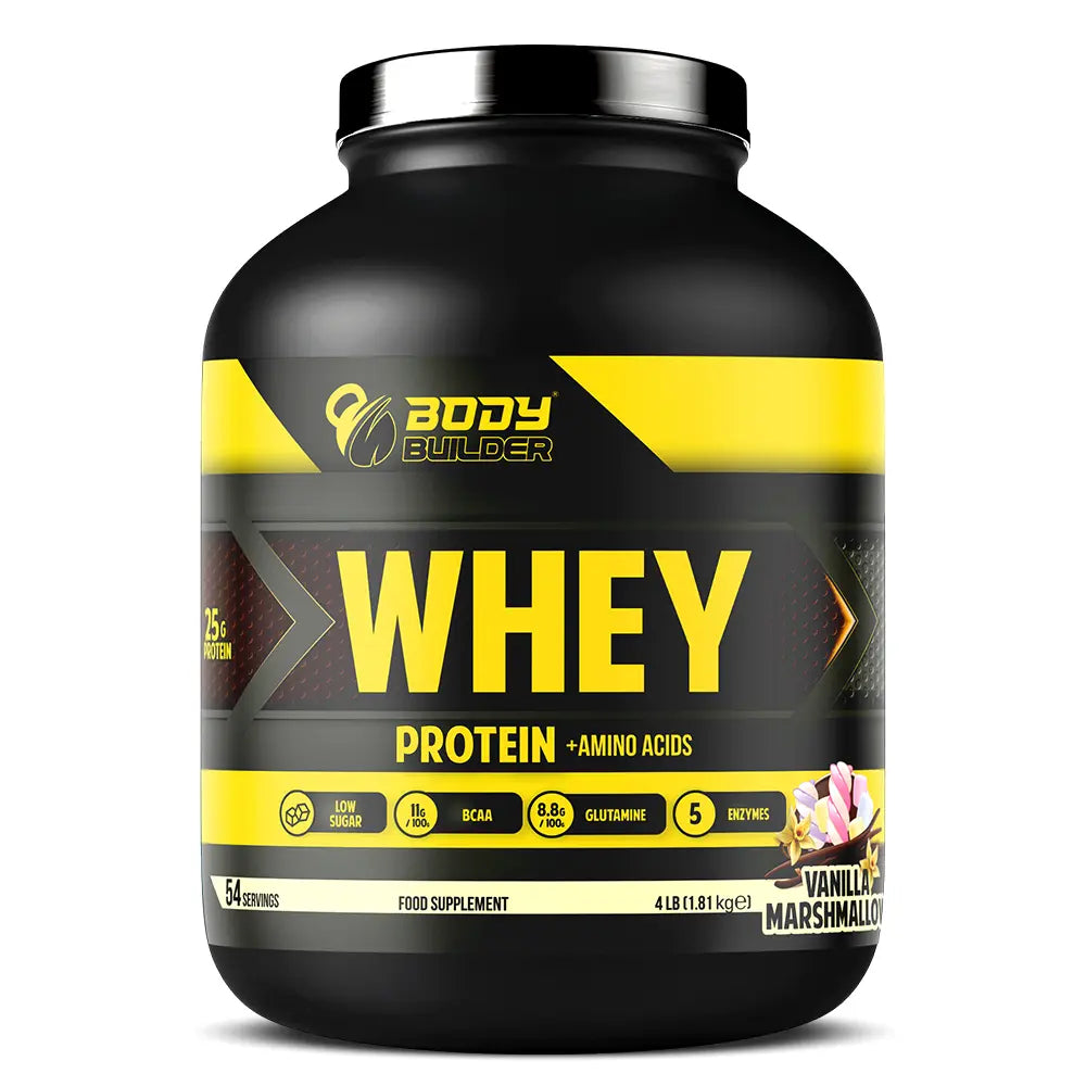 Body Builder Whey Protein, Vanilla Marshmallow, 4 LB