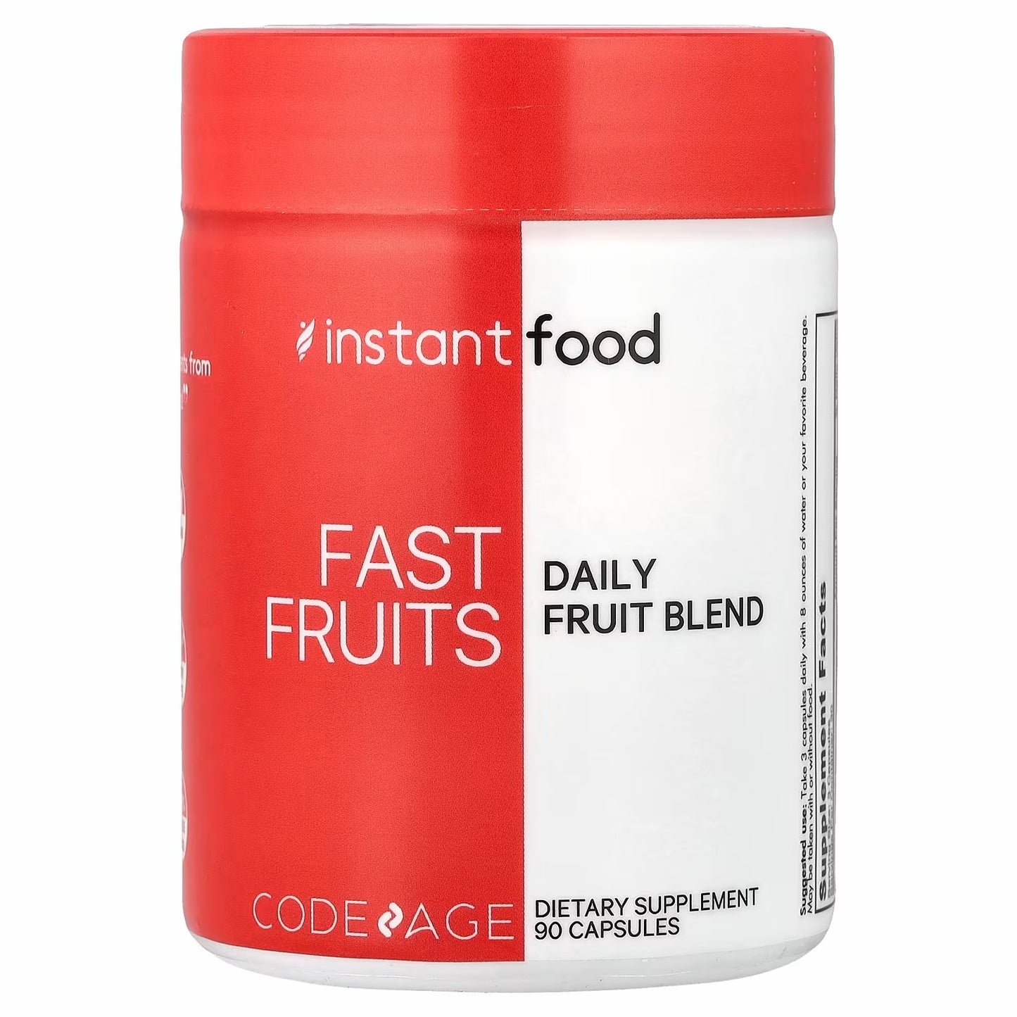 Codeage Instant Food, Fast Fruits, Daily Fruit Blend, 90 Capsules