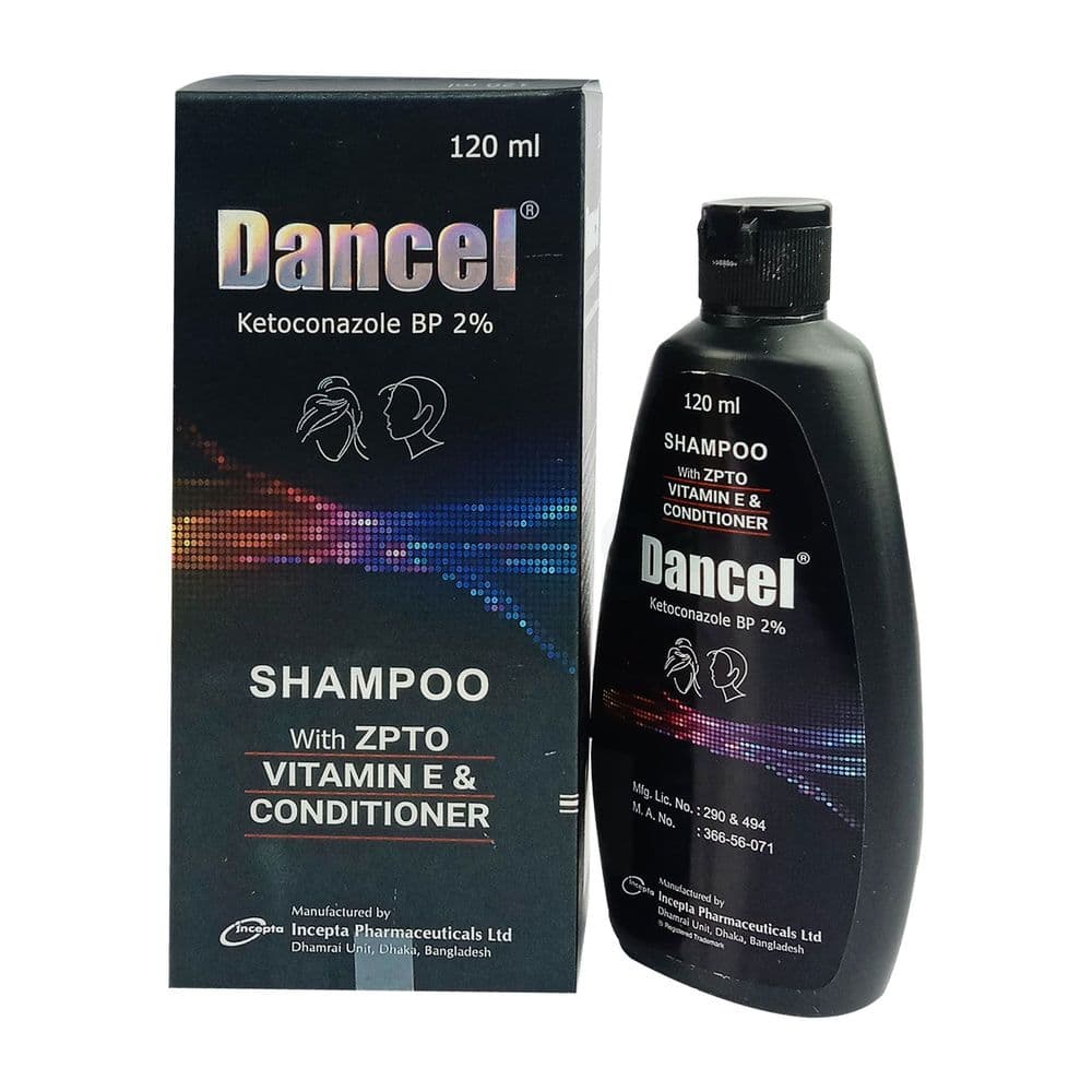 Dancel Shampoo 120ml for dandruff treatment