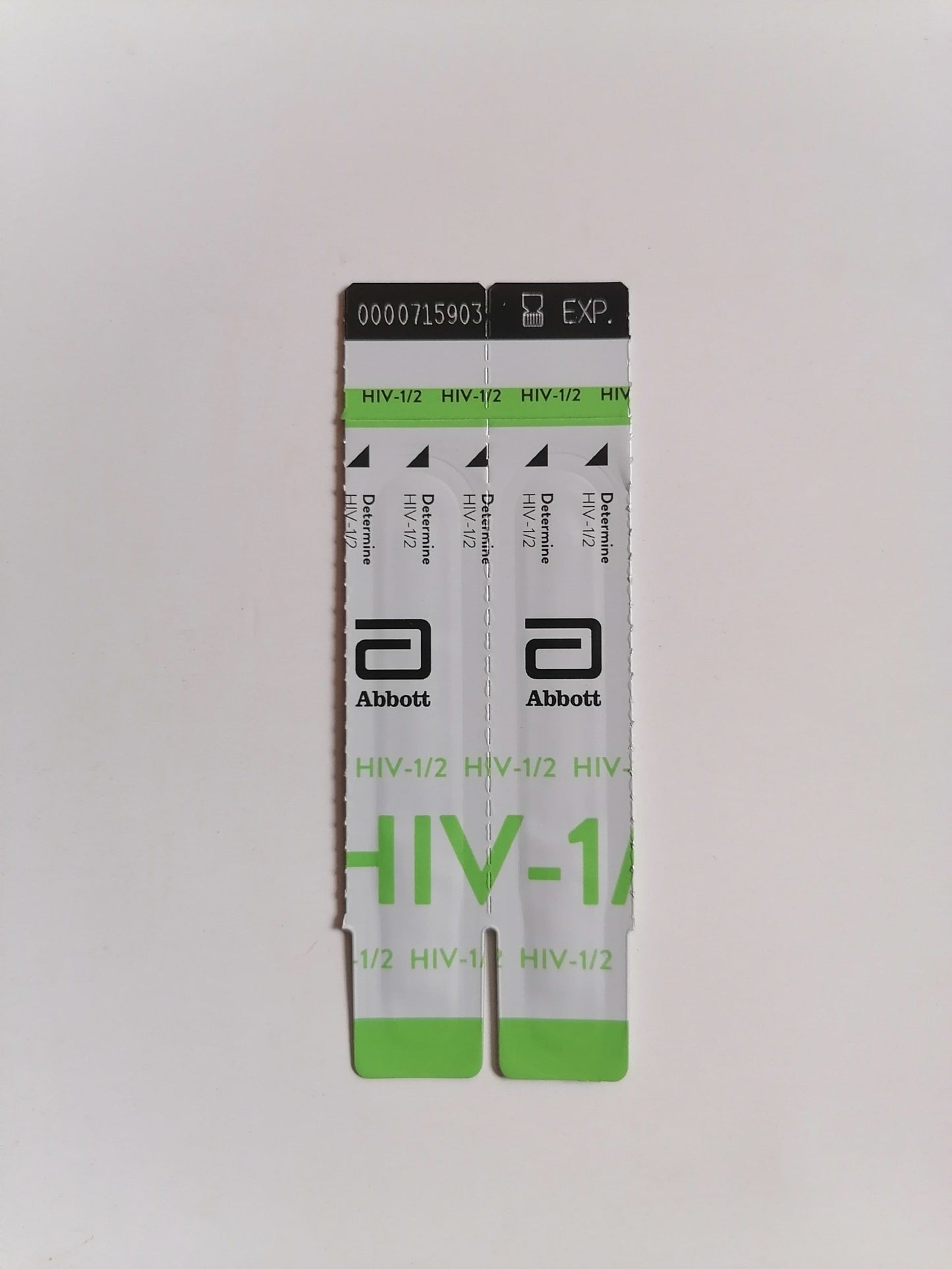 Test de dépistage du VIH 2 bandelettes une paire