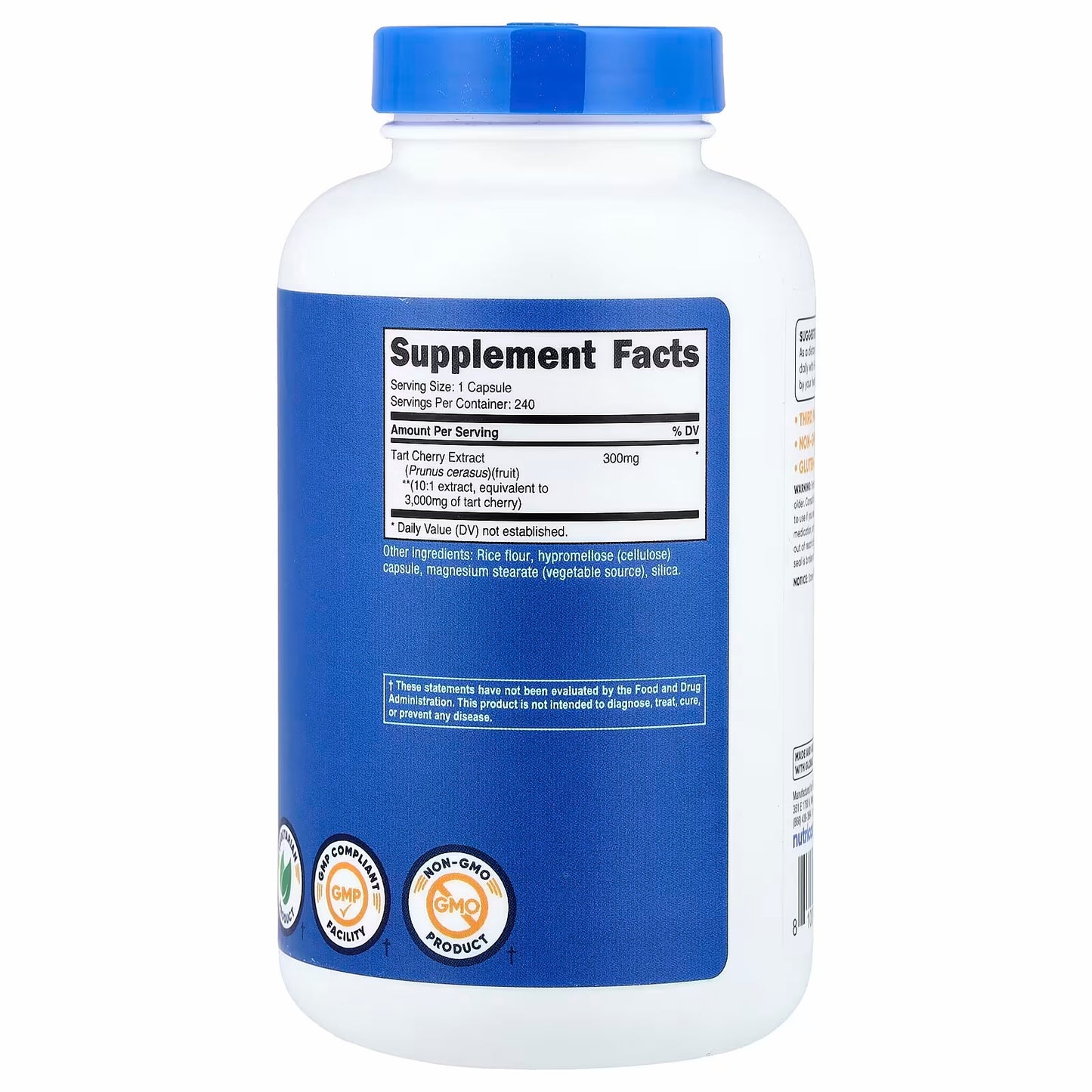 Nutricost Sour Cherry, 240 Capsules (300 mg per Capsule