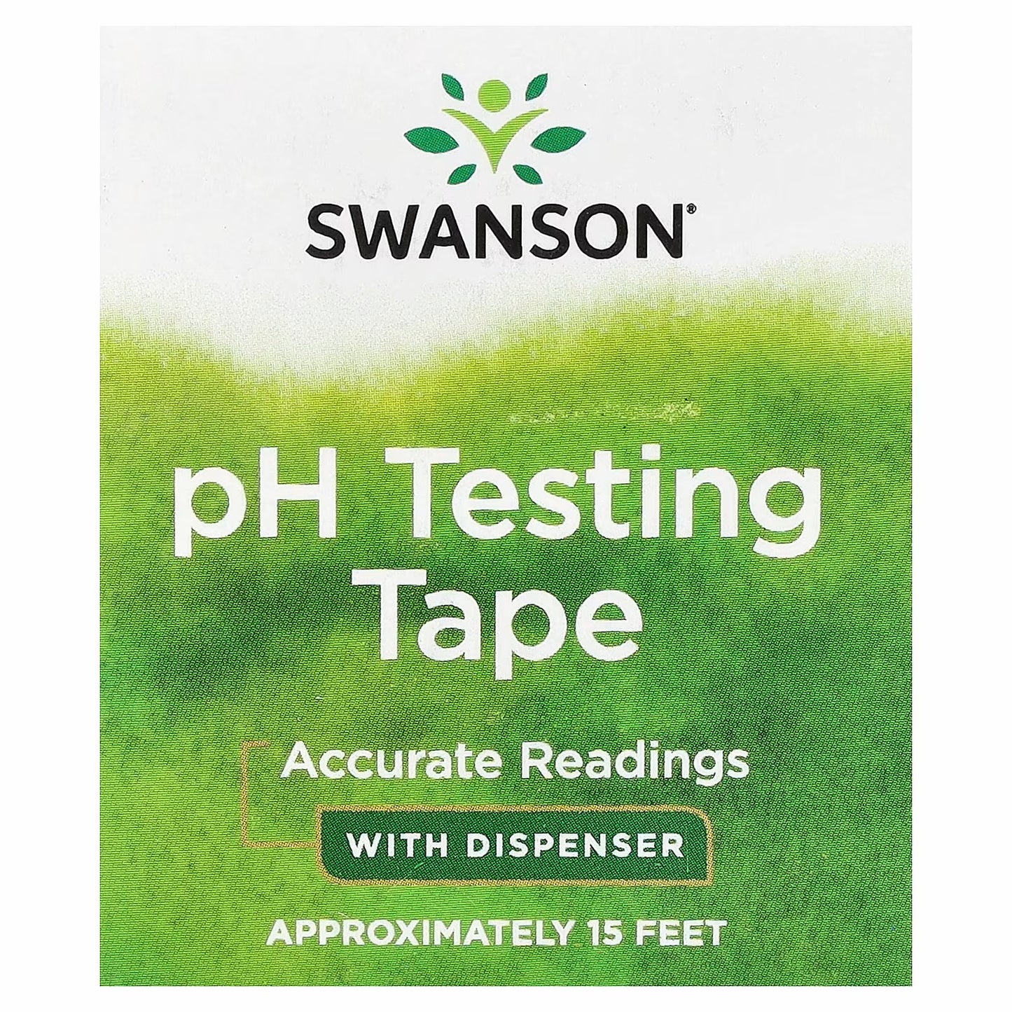 Swanson Vitamins pH Testing Tape with Dispenser, Approximately 15 Feet