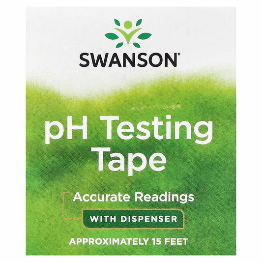 Swanson Vitamins pH Testing Tape with Dispenser, Approximately 15 Feet