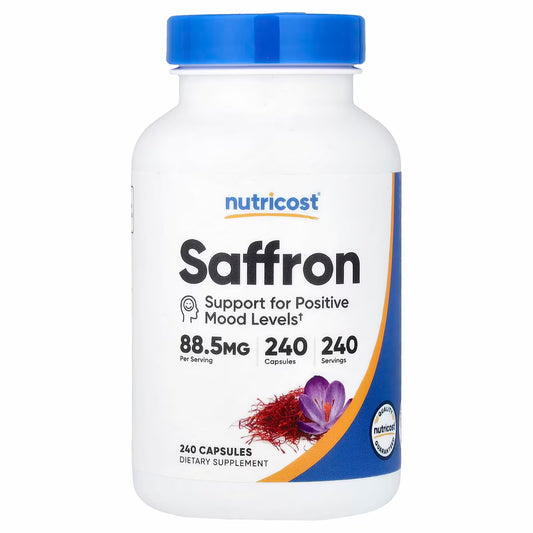 Nutricost Saffron, 88.5 mg, 240 Capsules
