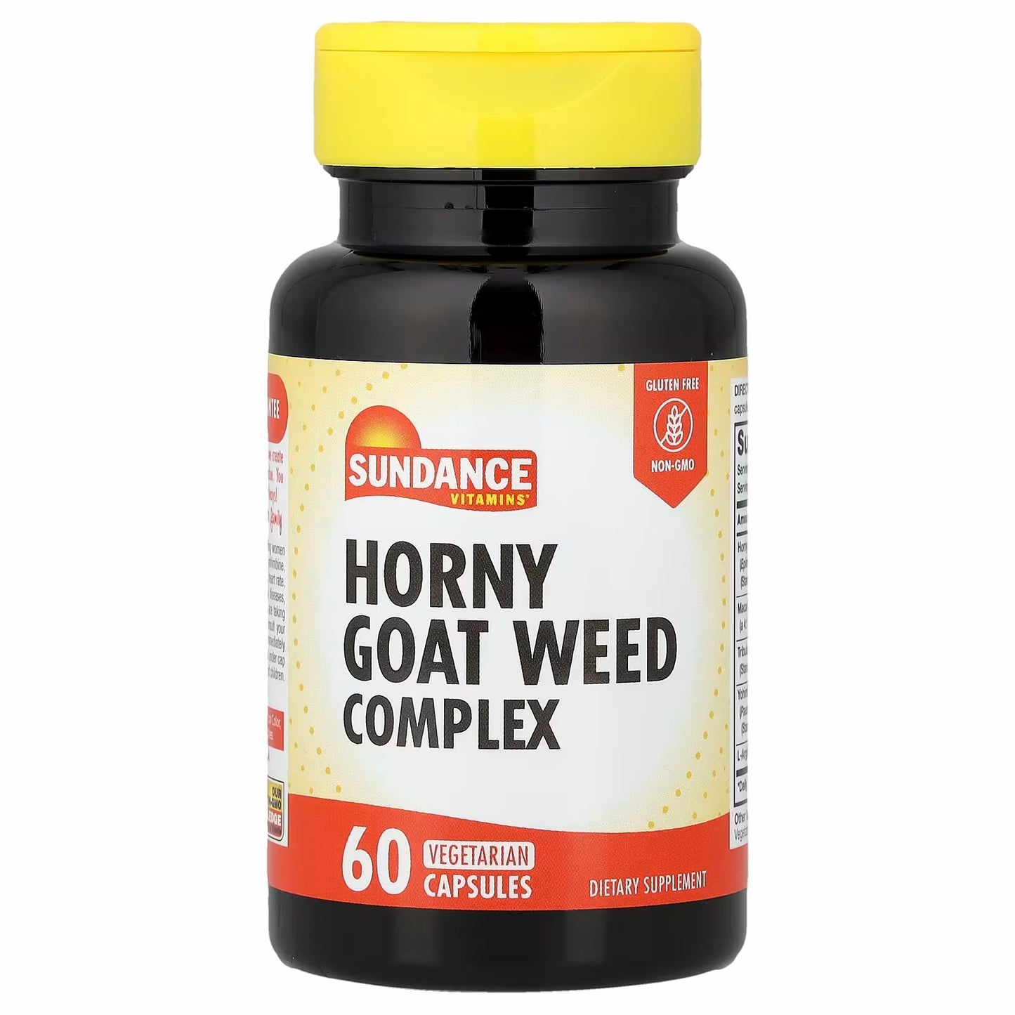 Sundance Vitamins Horny Goat Weed Complex, 60 Vegetarian Capsules