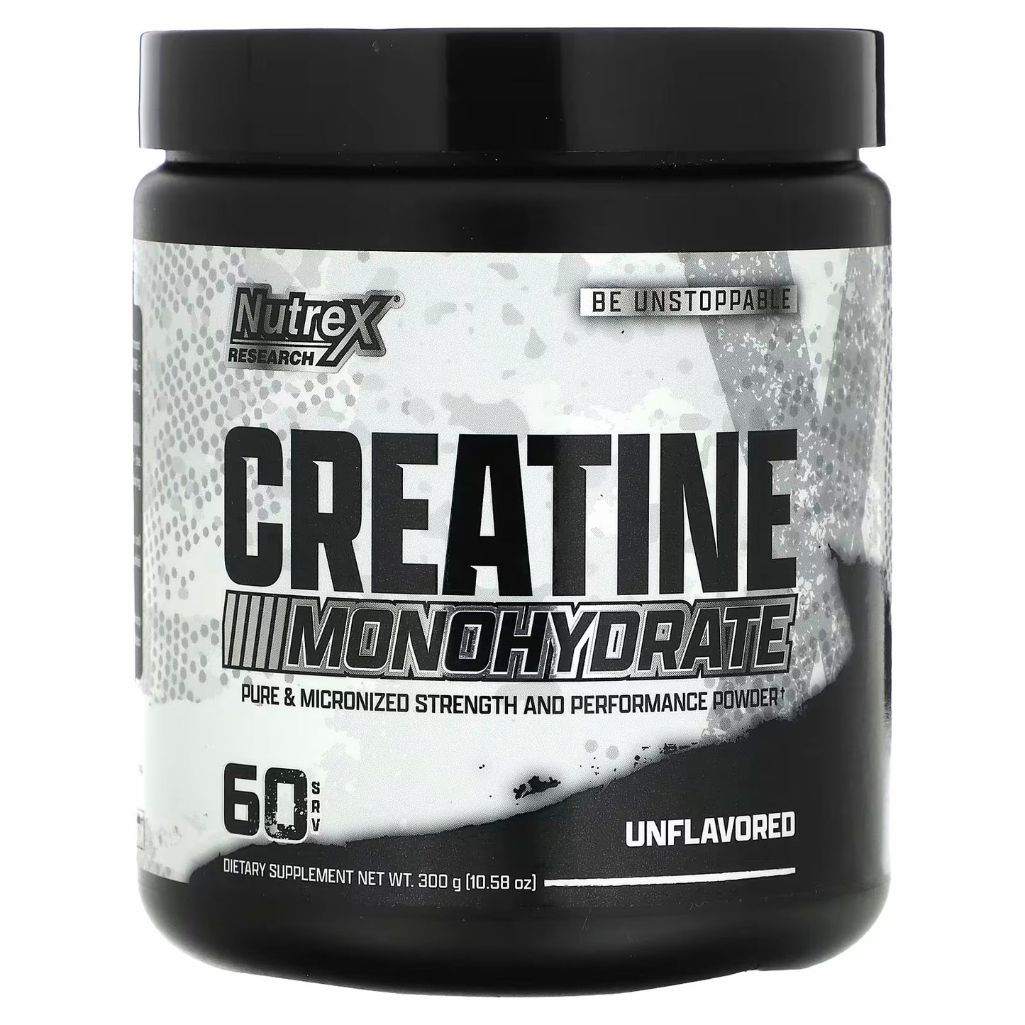 Nutrex Research Creatine Monohydrate, Unflavoured, 300 g 60 servings
