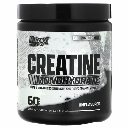 Nutrex Research Creatine Monohydrate, Unflavoured, 300 g 60 servings