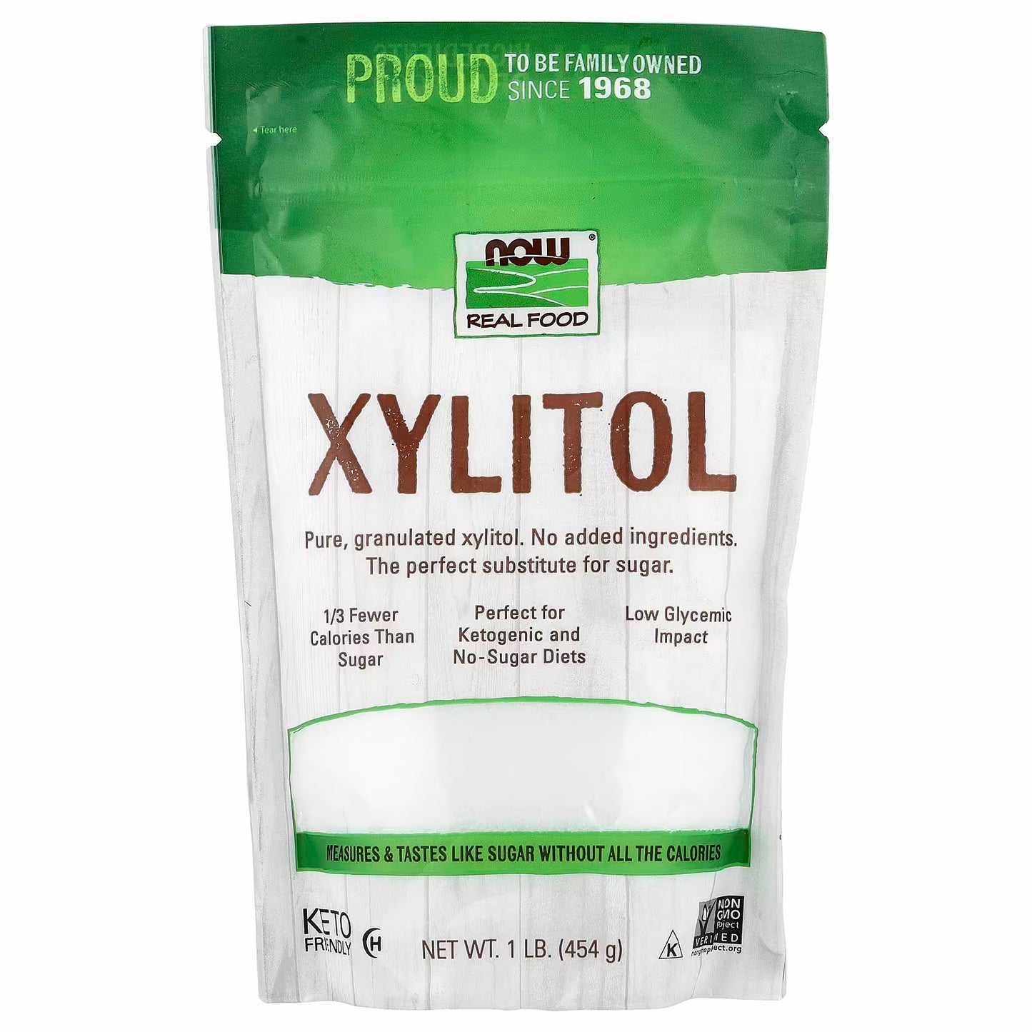 Real food xylitol sugar free sweetener 57 servings 454G
