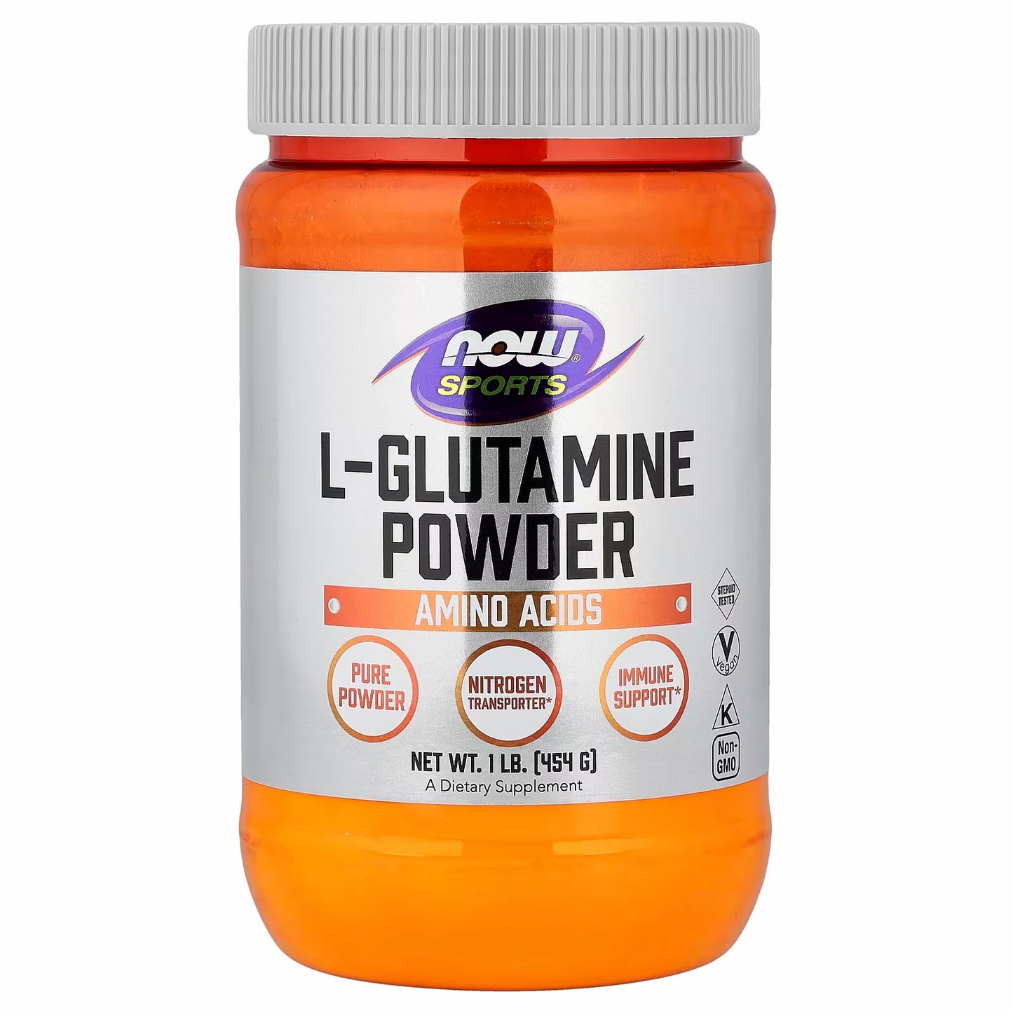NOW Foods Sports, L-Glutamine Powder, 454 g 91 servings