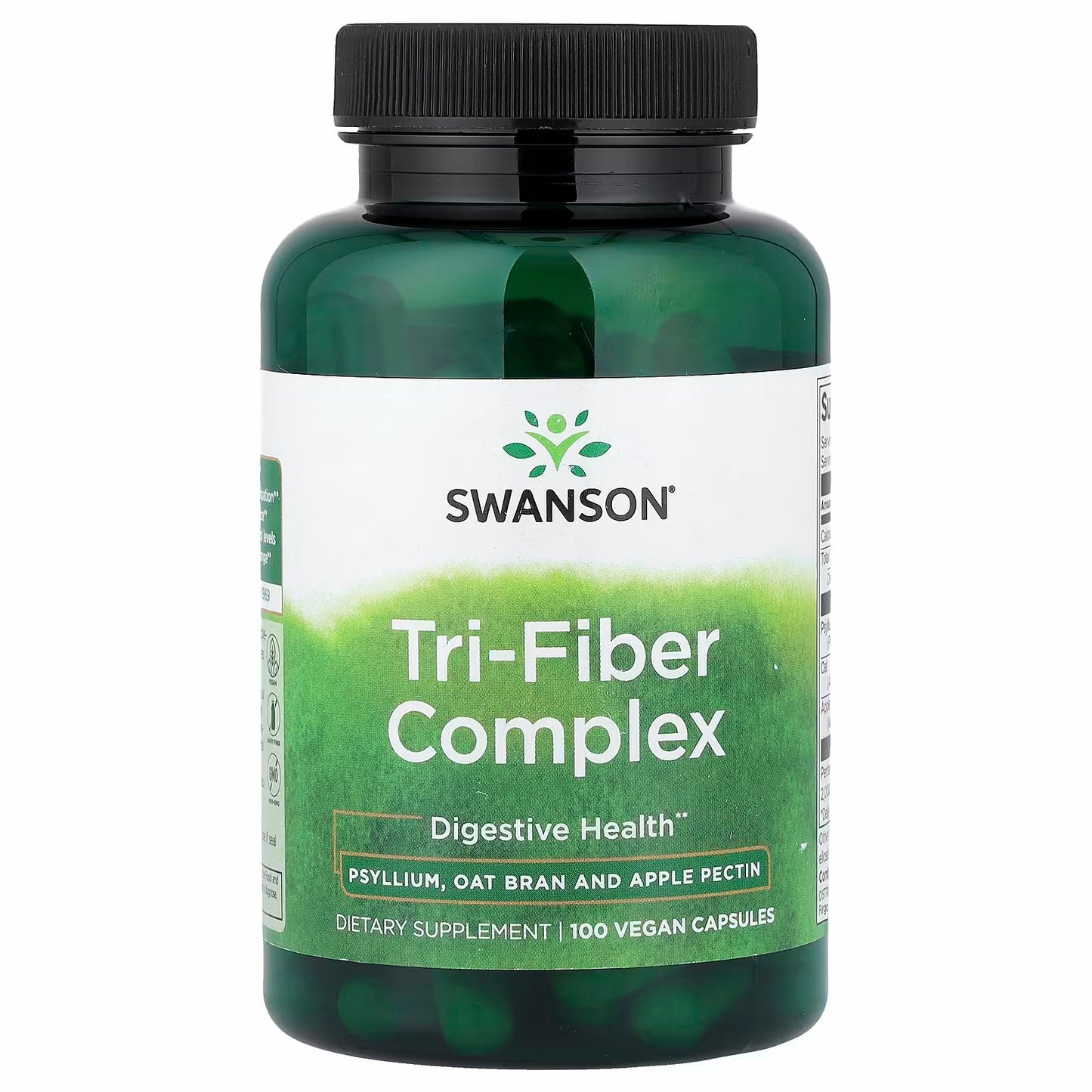 Swanson Tri-Fibre Complex, 100 Vegan Capsules