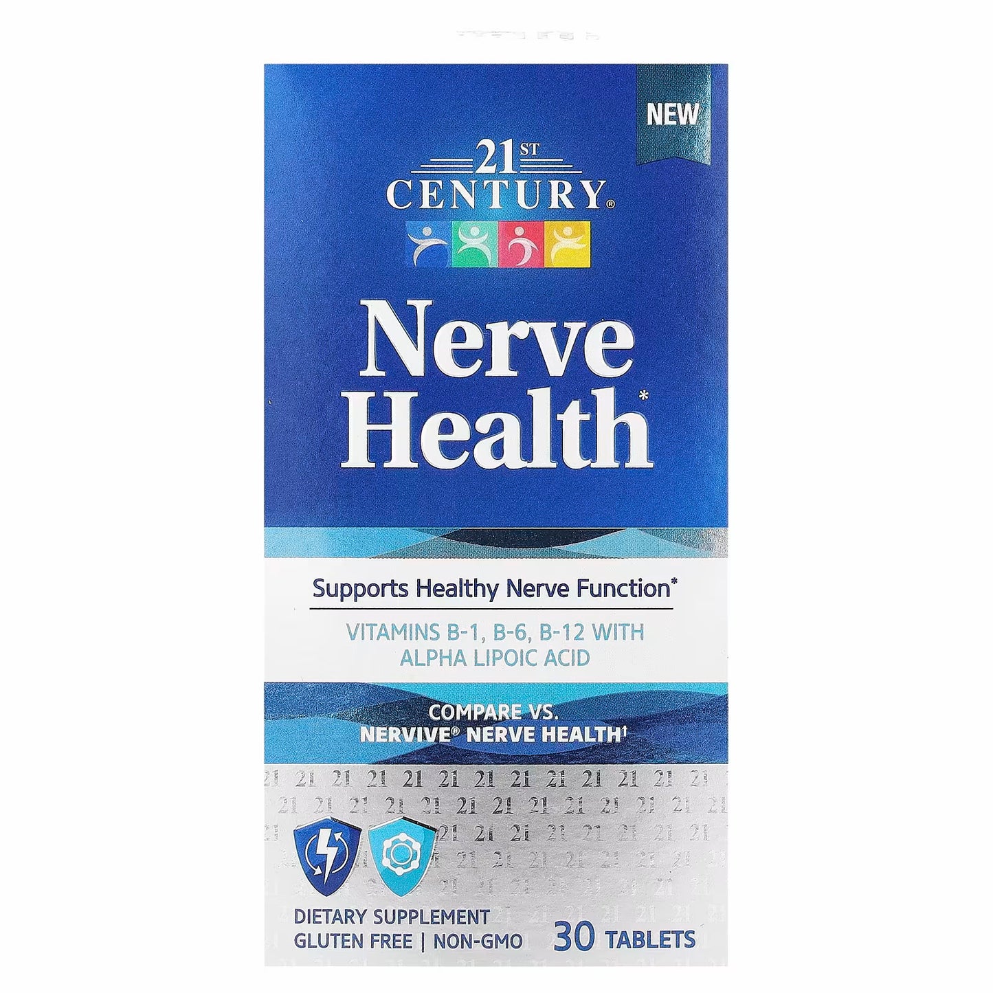 21st Century Nerve Health, 30 Tablets