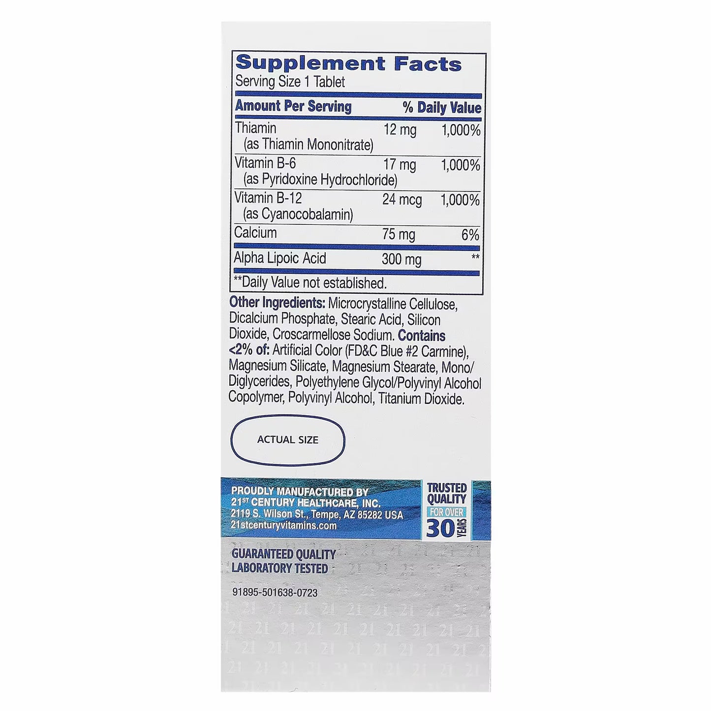 21st Century Nerve Health, 30 Tablets