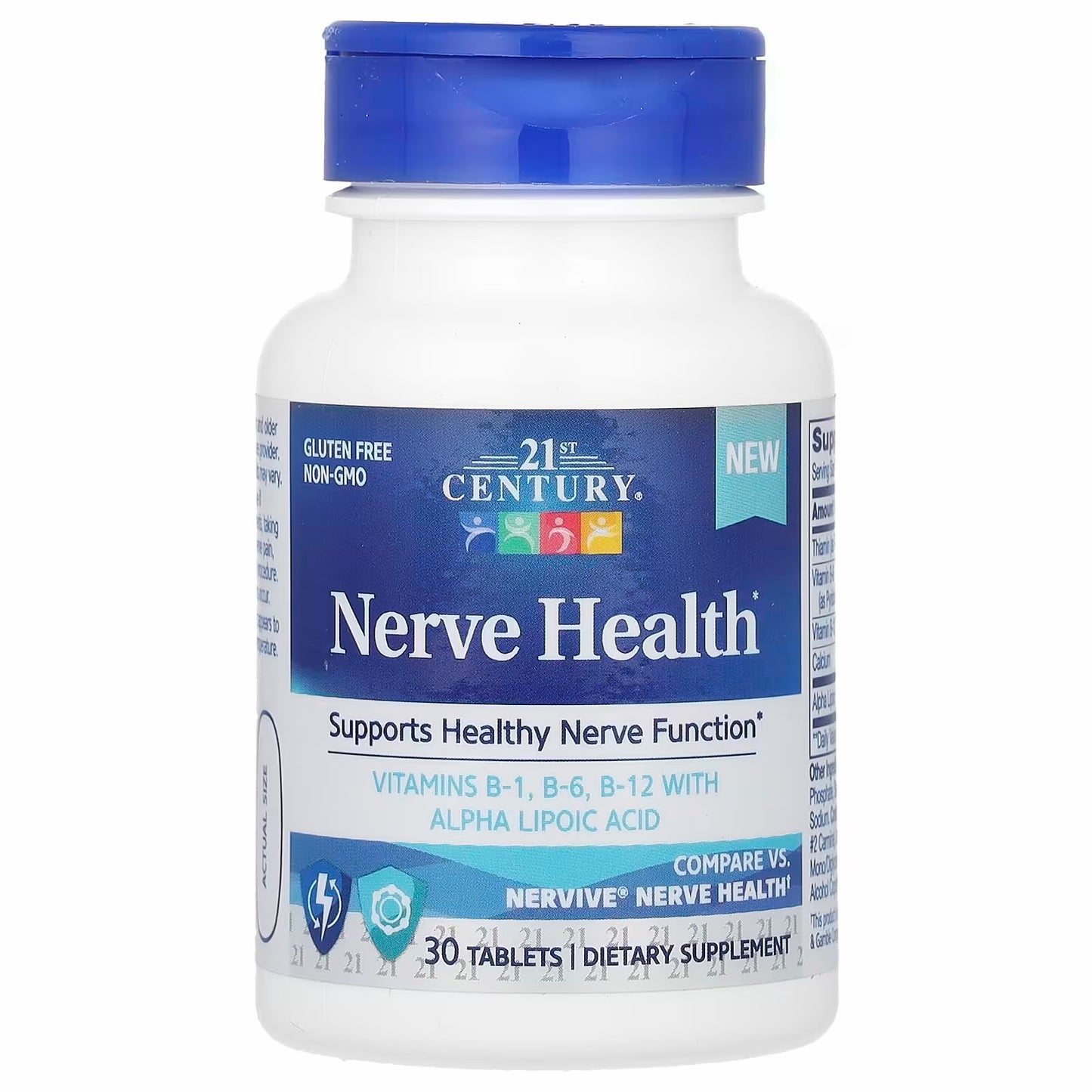 21st Century Nerve Health, 30 Tablets