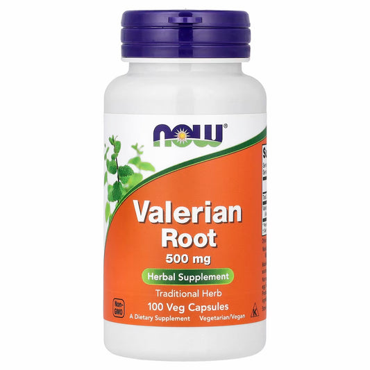 NOW Foods Valerian Root, 100 Veg Capsules (500 mg per Capsule)