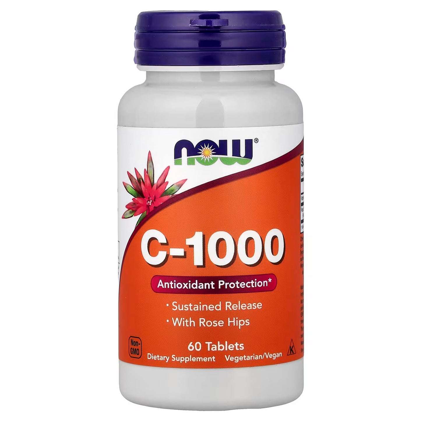 NOW Foods Vitamin C-1000, 60 Tablets