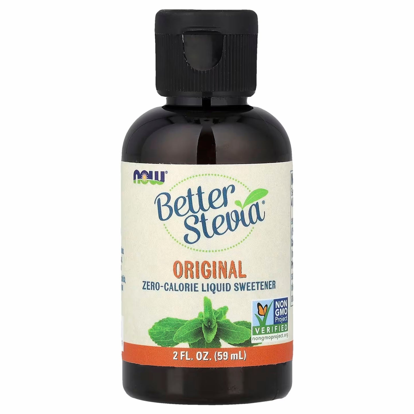 NOW Foods Better Stevia®, Zero-Calorie Liquid Sweetener, Original, 59 ml (2 fl oz)