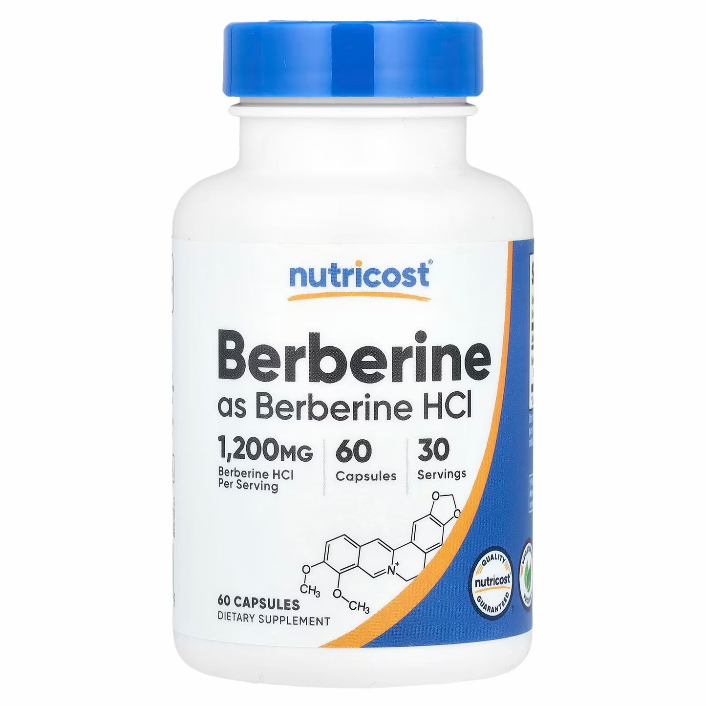 Nutricost Berberine, 60 capsules (600 mg per capsule