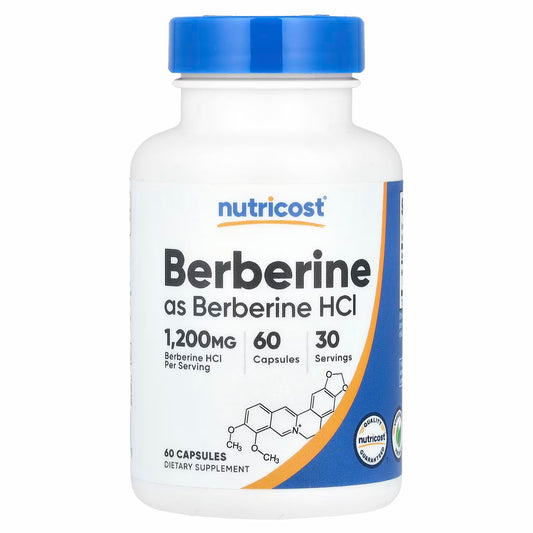 Nutricost Berberine, 60 capsules (600 mg per capsule