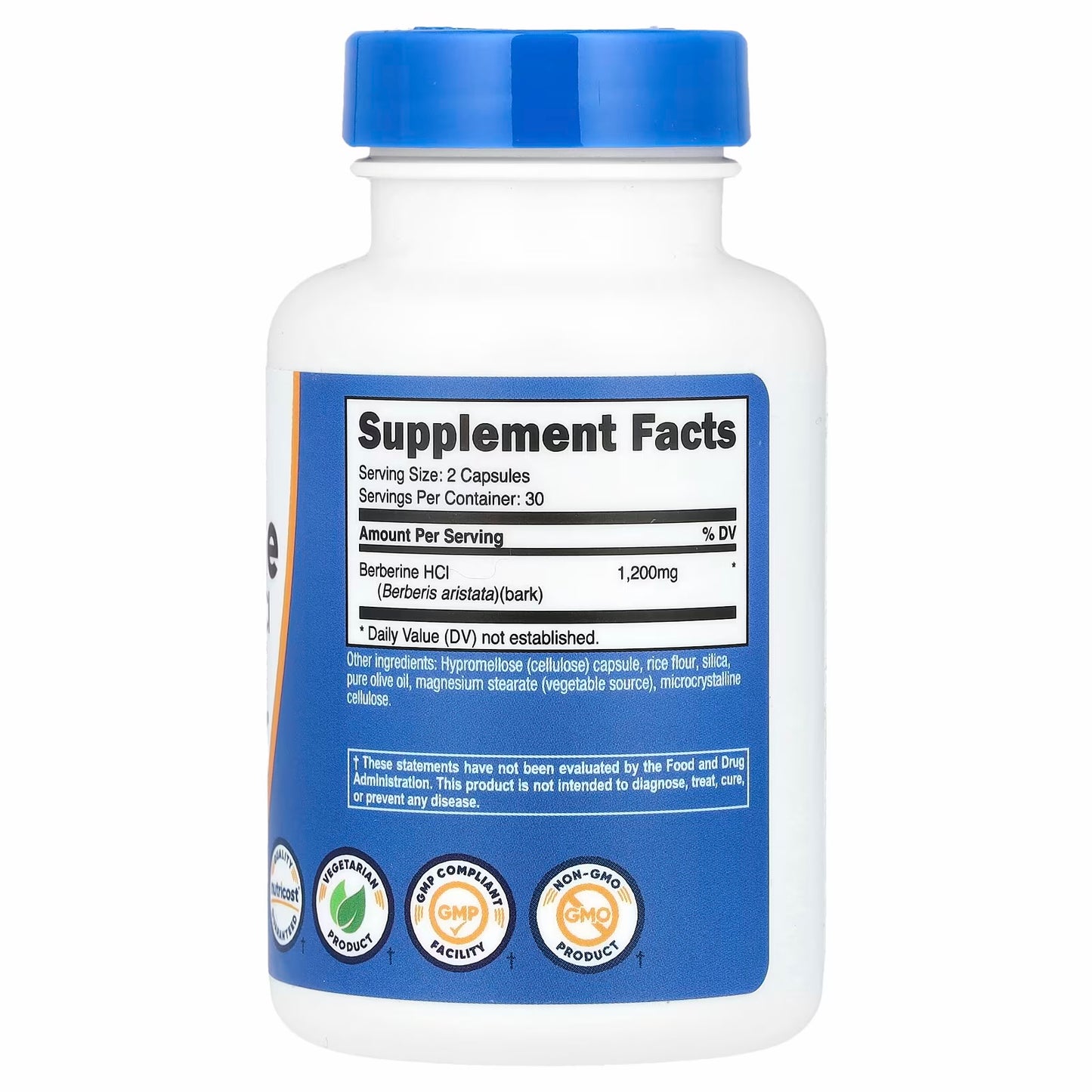 Nutricost Berberine, 60 capsules (600 mg per capsule