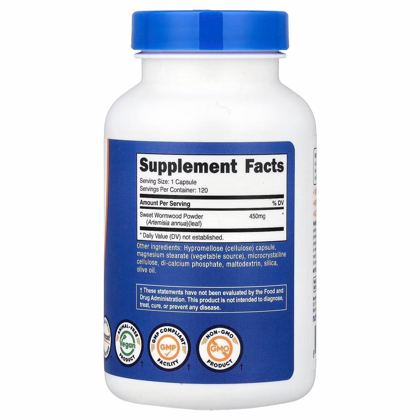 Nutricost Wormwood, 450 mg, 120 Capsules