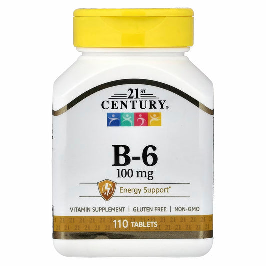 21st Century Vitamin B6 B-6, Pyridoxine  110 Tablets
