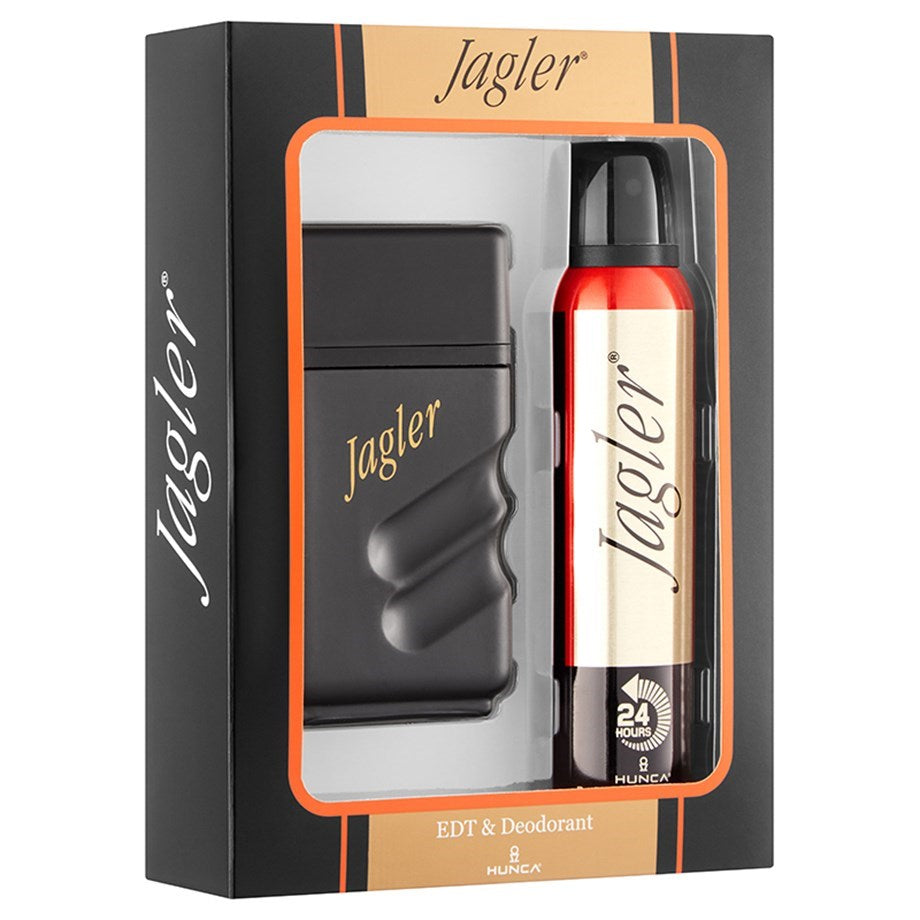 Coffret Parfum Classique Homme JAGLER 90ml EDT + Déodorant 150ml