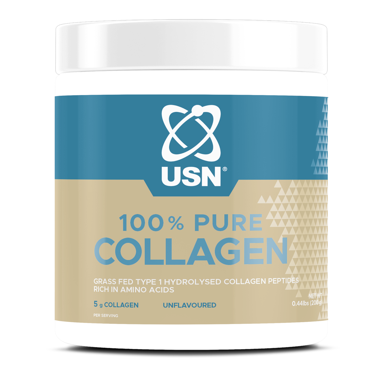 USN 100% Pure Collagen Powder 200g unflavoured for skin and joints