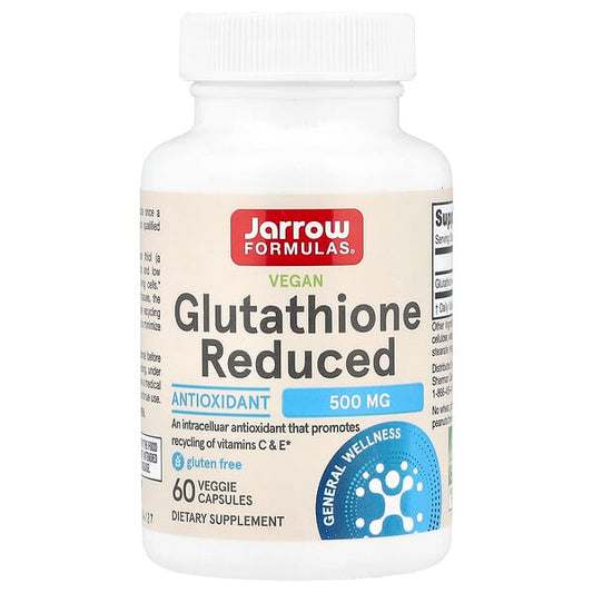 Jarrow Formulas, Vegan Glutathione Reduced, 500 mg, 60 Veggie Cap