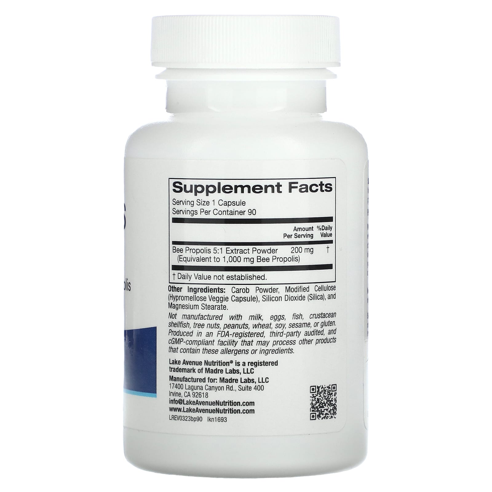 Lake Avenue Nutrition, Bee Propolis, 1,000 Mg, 90 Capsules