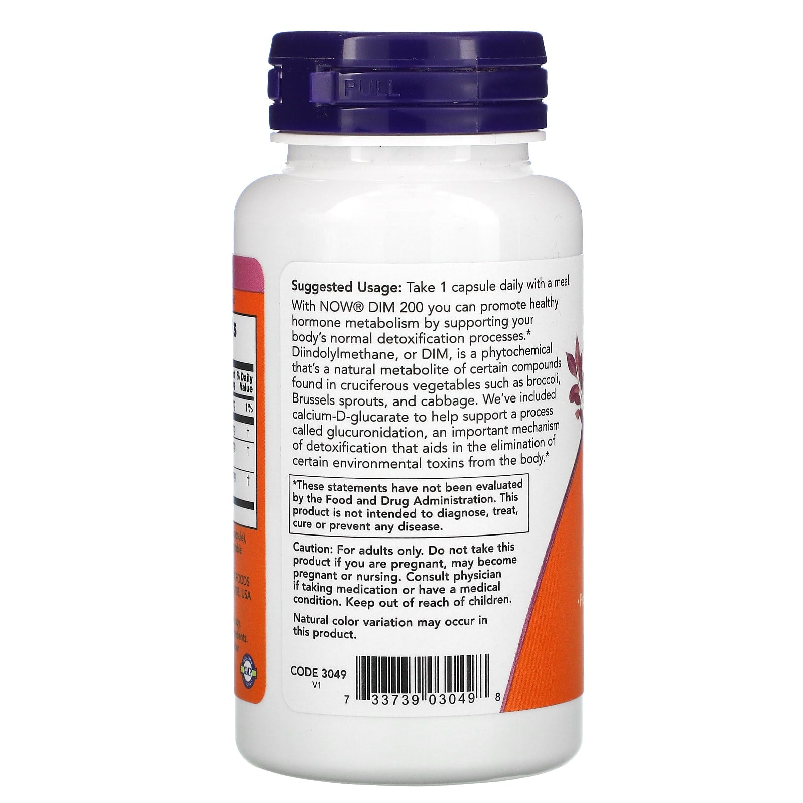 NOW Foods, DIM 200, 90 Veg Capsules Detoxification