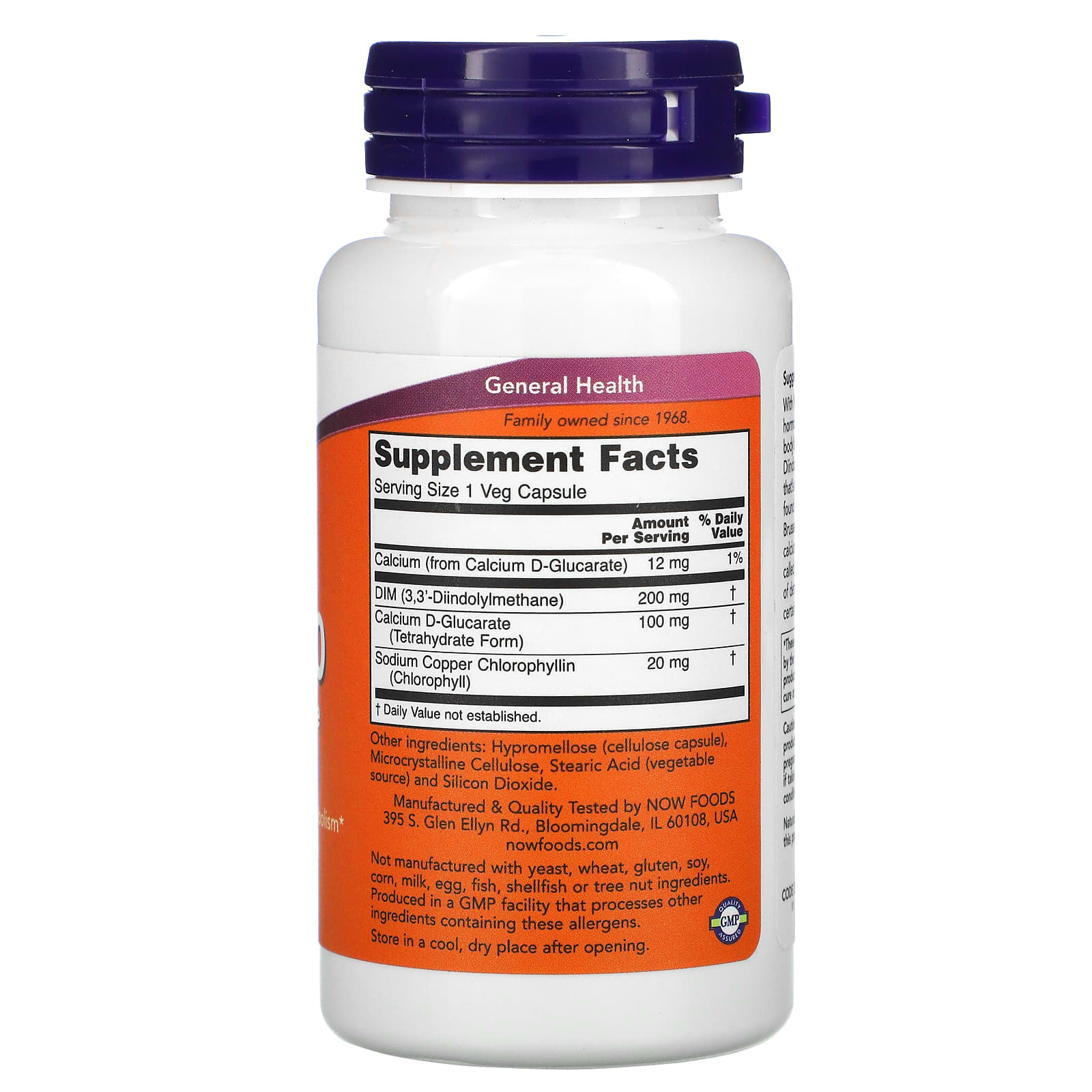 NOW Foods, DIM 200, 90 Veg Capsules Detoxification