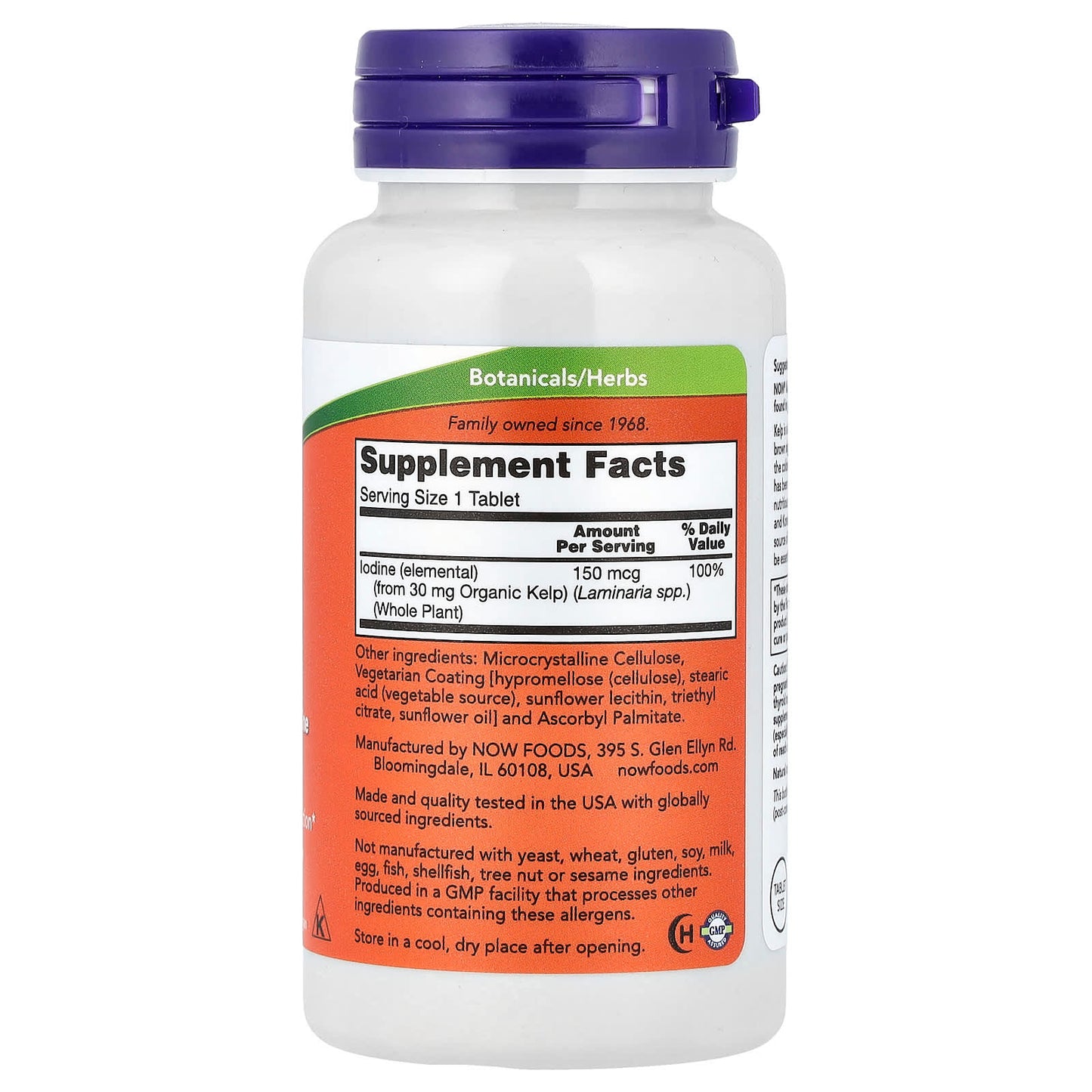 Supplement bottle with label showing 'Supplement Facts' on a white background